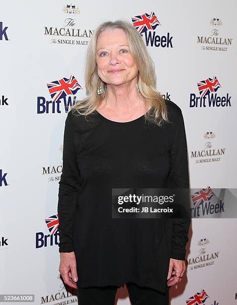 Judy Geeson attends BritWeek's 10th Anniversary with a performance of 'Murder, Lust and Madness' at the Wallis Annenberg Center for the Performing...