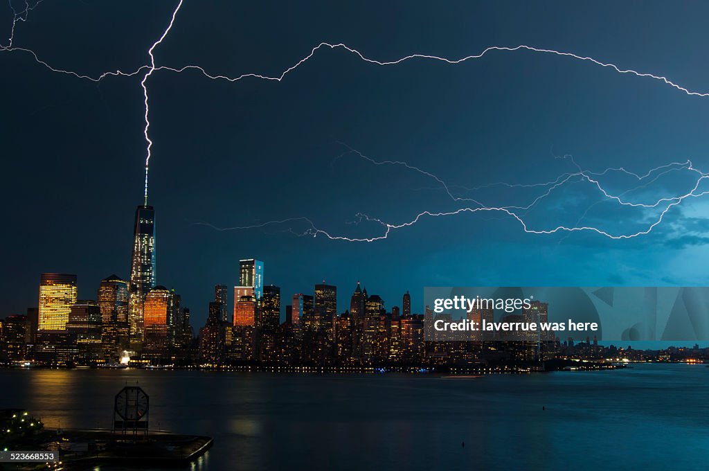 Thunderstorm over NYC