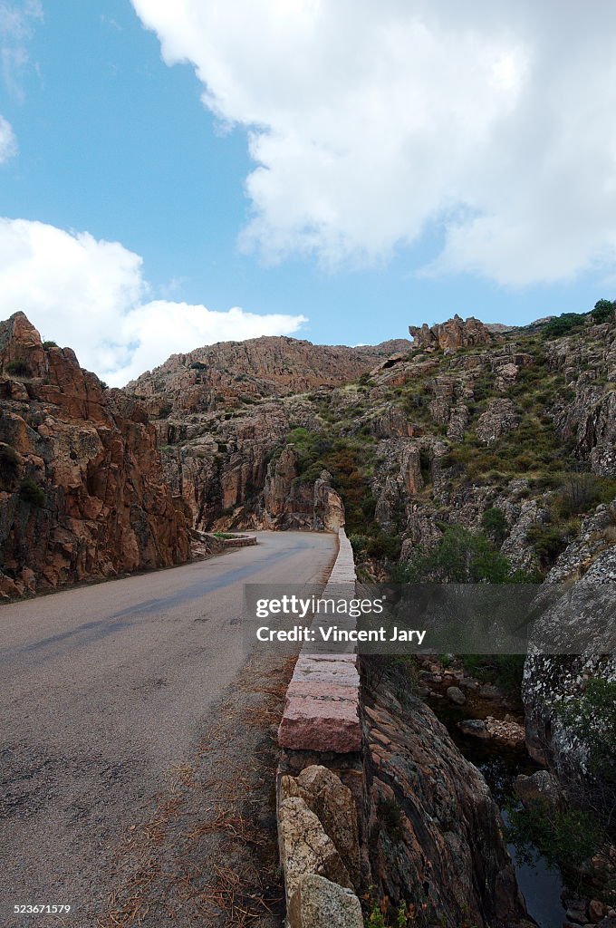Calanques de Piana road
