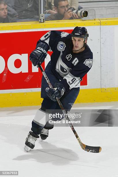 Player Ryan Smyth of the Edmonton Oilers.