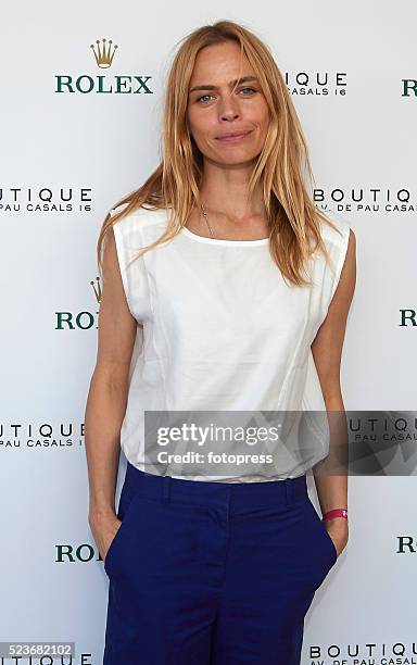 Veronica Blume attends day six of the Barcelona Open Banc Sabadell at the Real Club de Tenis Barcelona on April 23, 2016 in Barcelona, Spain.