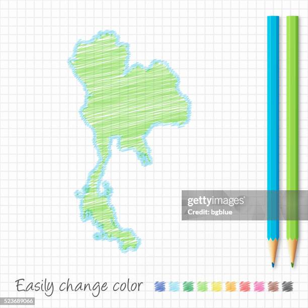 166 Map Thailand Drawing Stock Photos, High-Res Pictures, and Images ...