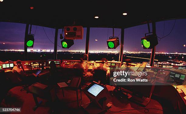 air traffic controllers - airport ground crew stock pictures, royalty-free photos & images