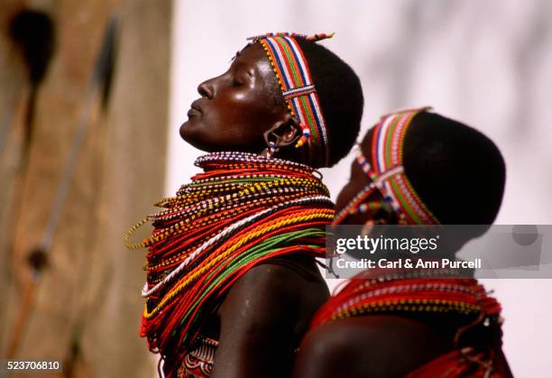 women dance in samburu - samburu ストックフォトと画像