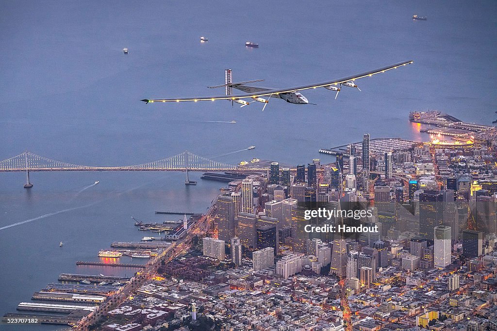 Solar Impulse 2 Lands In Silicon Valley After Pacific Crossing