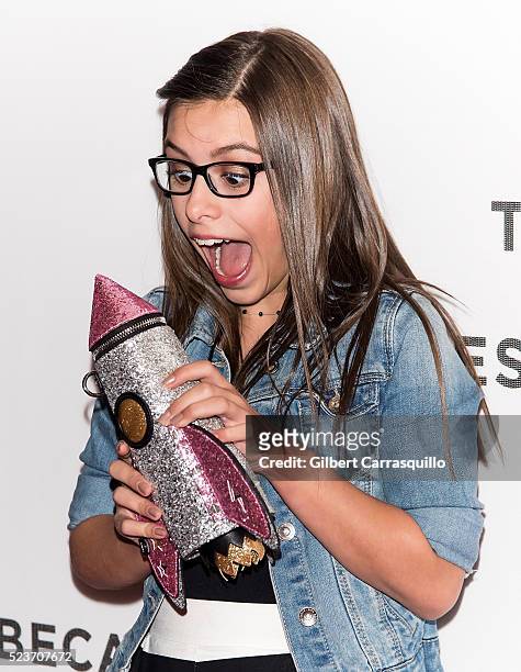 Actress Madisyn Shipman attends 'Geezer' World Premiere during 2016 Tribeca Film Festival at Festival Hub on April 23, 2016 in New York City.