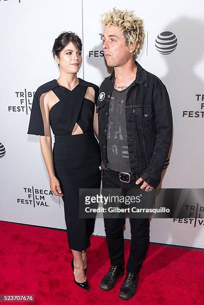 Actress Selma Blair and Musician, singer, songwriter, actor, Billie Joe Armstrong attends 'Geezer' World Premiere during 2016 Tribeca Film Festival...