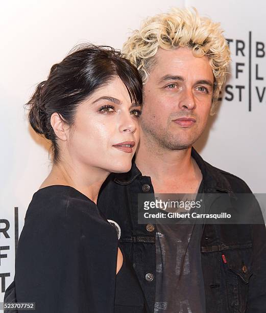 Actress Selma Blair and Musician, singer, songwriter, actor, Billie Joe Armstrong attends 'Geezer' World Premiere during 2016 Tribeca Film Festival...