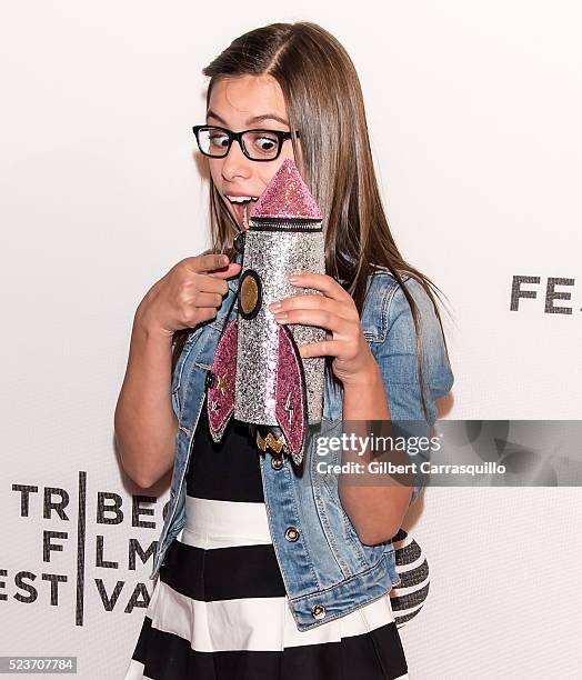 Actress Madisyn Shipman attends 'Geezer' World Premiere during 2016 Tribeca Film Festival at Festival Hub on April 23, 2016 in New York City.