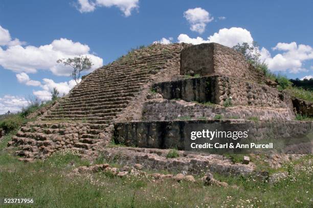 ruins at tlaxcala, mexico - tlaxcala stock pictures, royalty-free photos & images