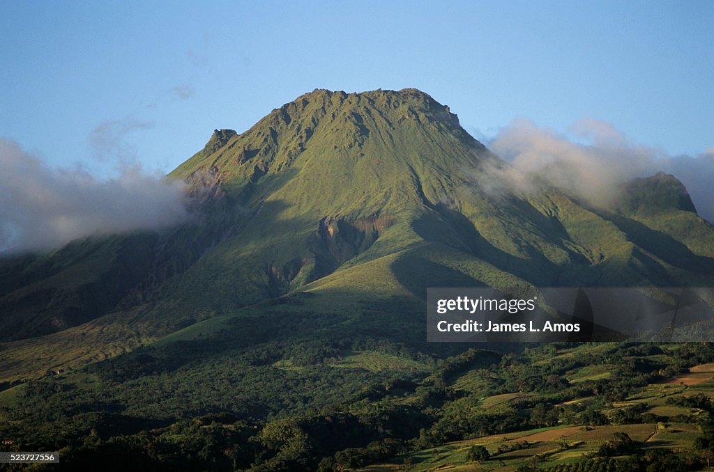 Mount Pelee Volcano