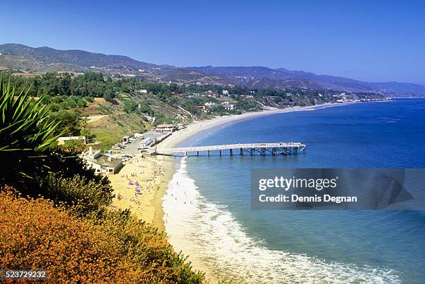 calif.-malibu - malibu stockfoto's en -beelden