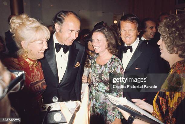 Guests at the opening of the John F. Kennedy Center for the Performing Arts in Washington, DC, 8th September 1971.