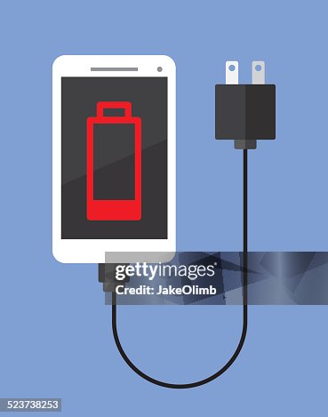 Smartphone Low Battery Smartphone Low Battery