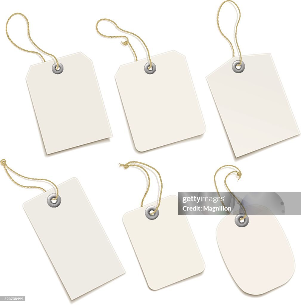 Paper Engine Tags Paper Tags High-Res Vector Graphic - Getty Images