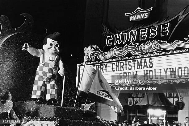 The Santa Claus Lane Parade marks the official opening of Christmas in Hollywood, California, USA, 27th November 1977.