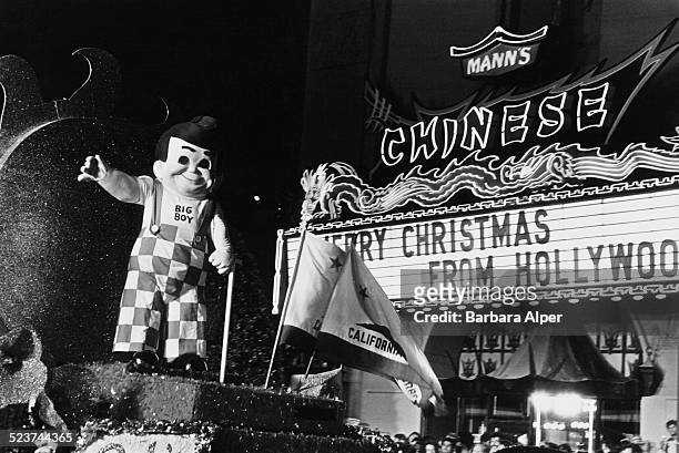 The Santa Claus Lane Parade marks the official opening of Christmas in Hollywood, California, USA, 27th November 1977.