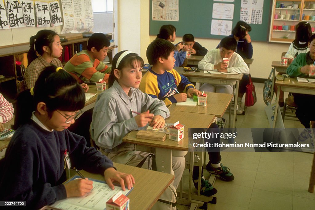 Japan Math Classroom Japanese Classroom High-Res Stock Photo - Getty Images