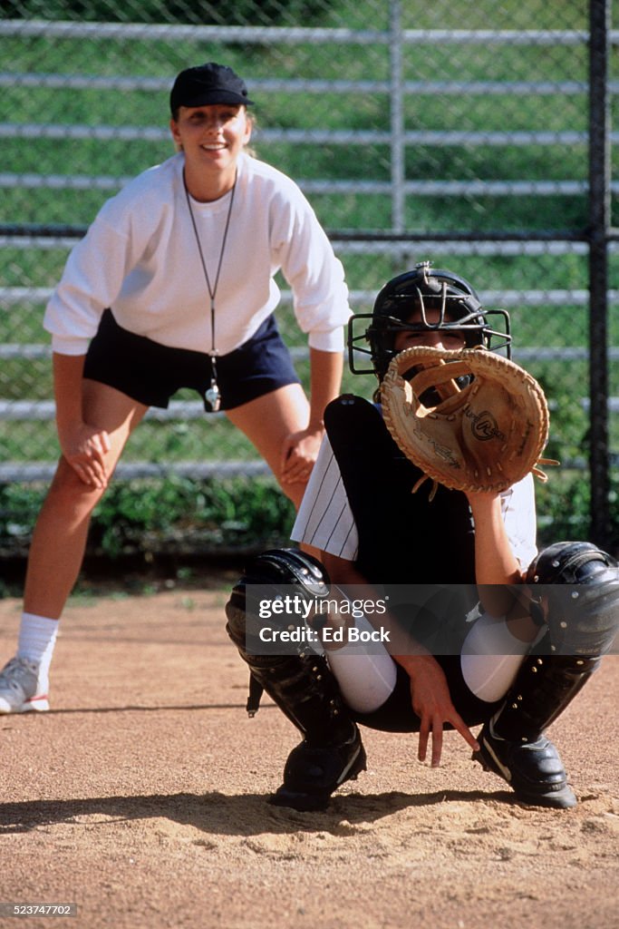 Girls' softball