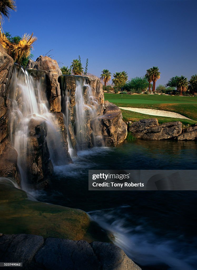 Waterfall near 2nd Green