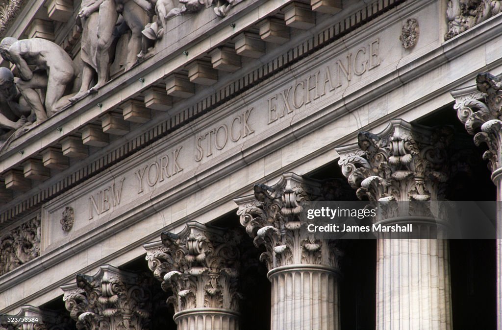 Facade of New York Stock Exchange