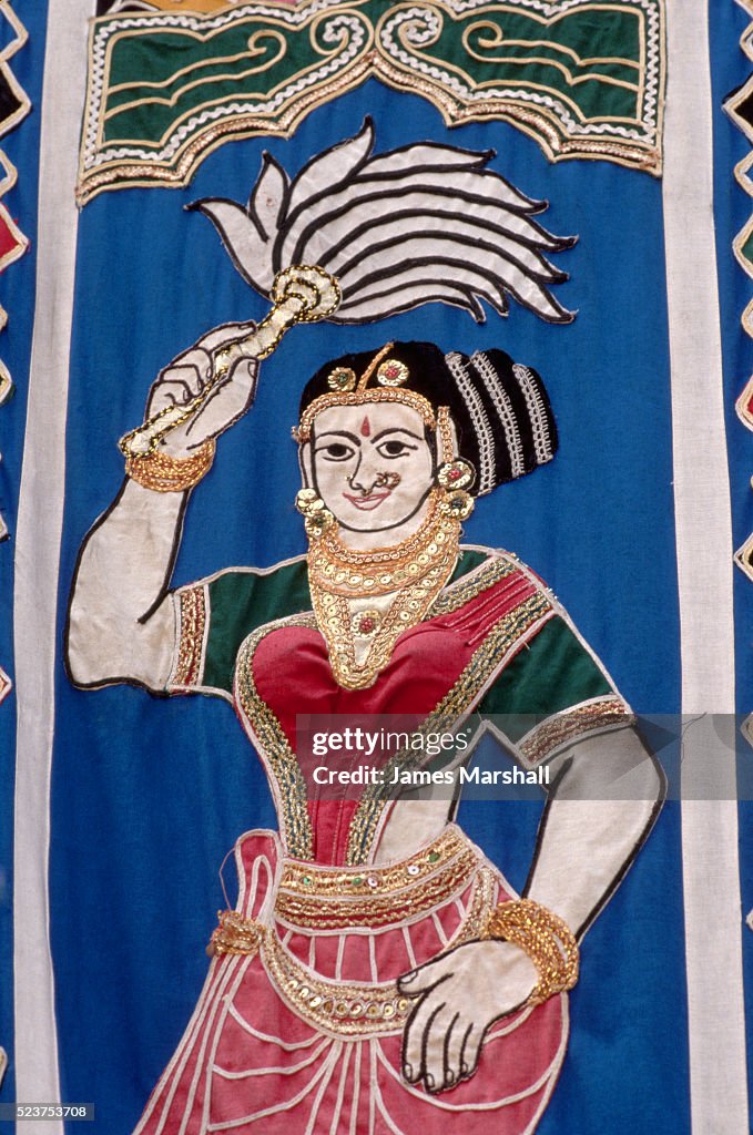 Banner Depicting Parvati