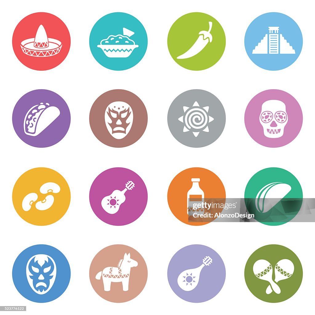 Mexican Icon Set