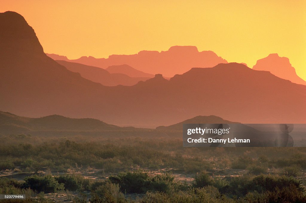 Dusk at Big Bend National Park