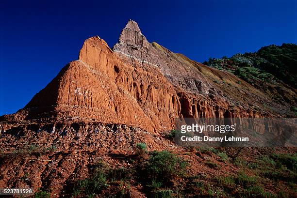 landform at palo duro canyon state park - state park stock pictures, royalty-free photos & images