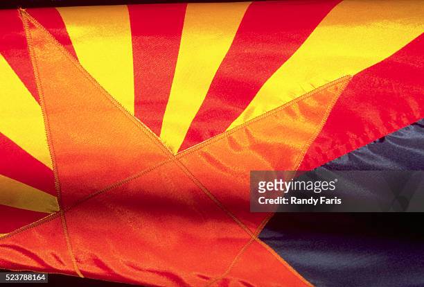arizona state flag - arizona flag stock pictures, royalty-free photos & images