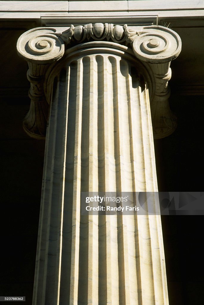 Capital Column Annotation Column With Ionic Capital High-Res Stock Photo - Getty Images