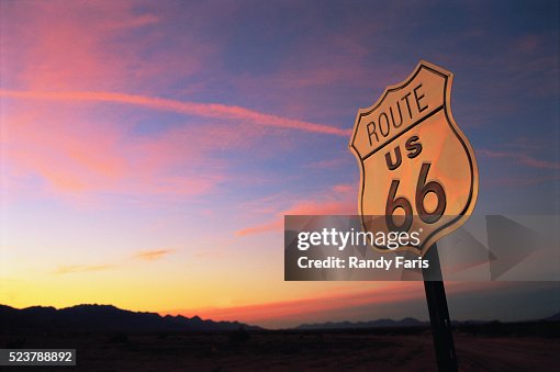 66 Sign Dc Route Us 66 Sign High-Res Stock Photo - Getty Images