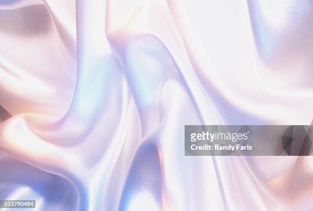 iridescent white satin - iridescent stockfoto's en -beelden