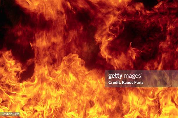 flames burning - 火災 ストックフォトと画像