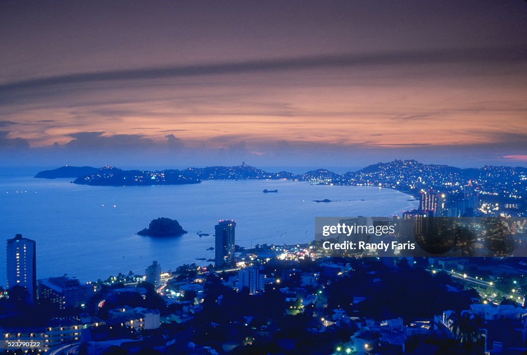 Acapulco At Twilight