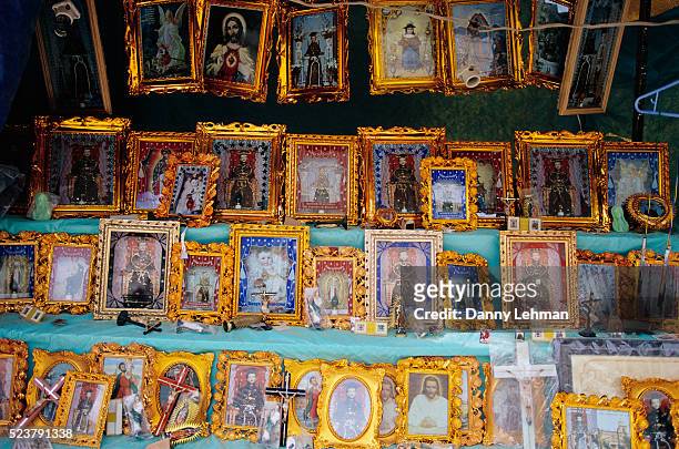 framed pictures of jesus christ and religious leaders - jesus christ photo stock pictures, royalty-free photos & images