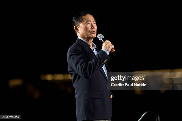 George Takei at the opening of the Seventh Gay Games held at Soldier Field, in Chicago, Illinois, July 15, 2006.