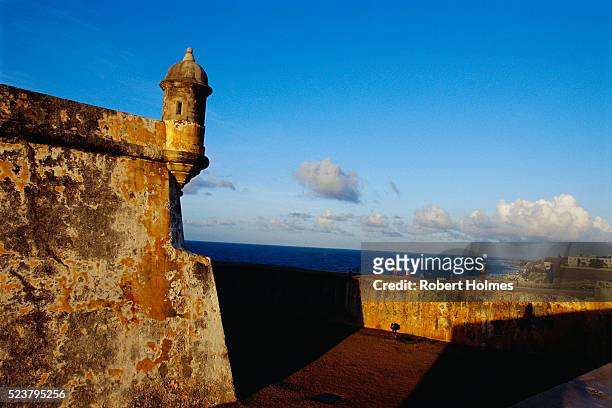 el morro fort - san juan puerto rico stock-fotos und bilder