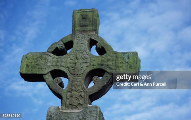 celtic cross - cruz celta imagens e fotografias de stock