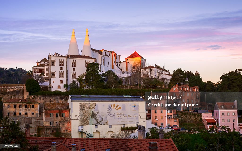 Sunrise at National Palace, Sintra, Lisbon, Portug
