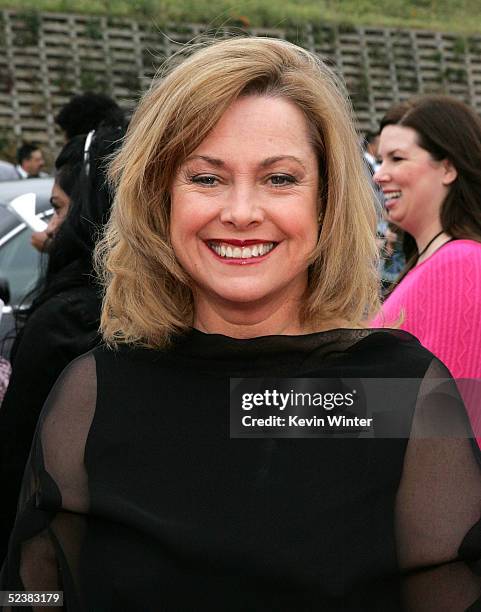 Actress Catherine Hicks arrives at the 2005 TV Land Awards at Barker Hangar on March 13, 2005 in Santa Monica, California.