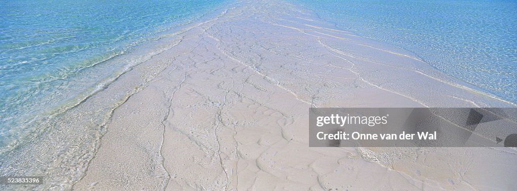 Beach on Exuma Cays in Bahamas