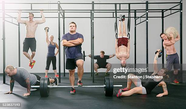 8 Man Rig Gym Eight Man Photos and Premium High Res Pictures - Getty Images