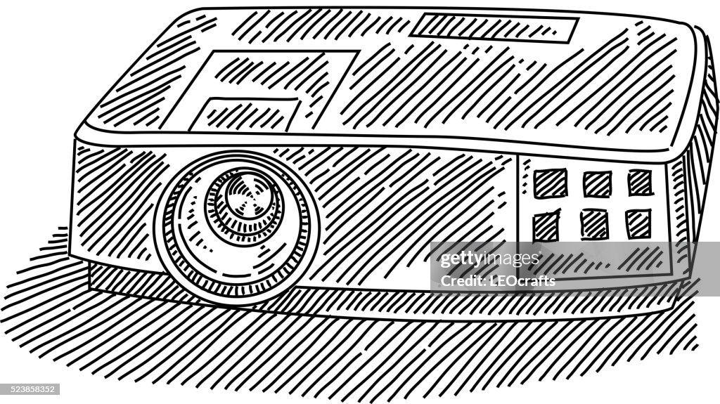 Projector Drawing High-Res Vector Graphic - Getty Images