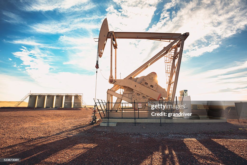 Fracking Oil Well