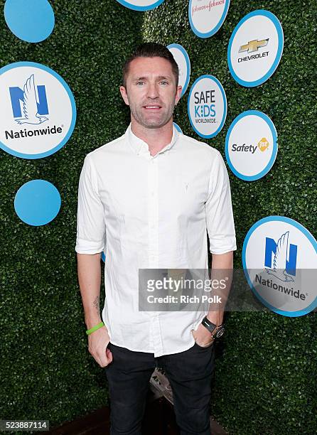 Galaxy player Robbie Keane attends Safe Kids Day 2016 presented by Nationwide at Smashbox Studios on April 24, 2016 in Los Angeles, California.