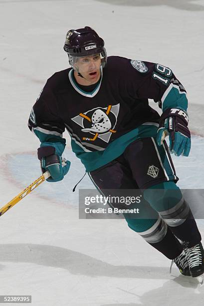 Player Andy Mcdonald of the Anaheim Mighty Ducks.