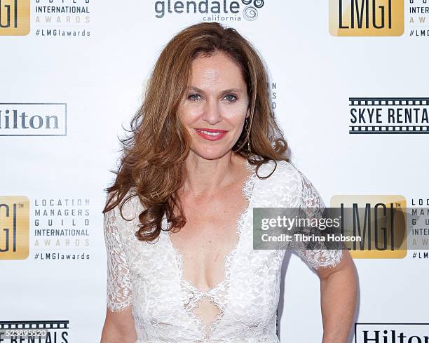 Amy Brenneman attends the 3rd annual Location Managers Guild International Awards at The Alex Theatre on April 23, 2016 in Glendale, California.