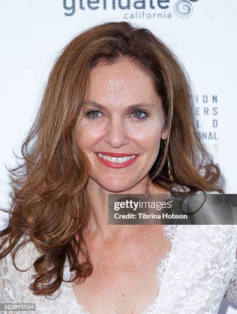 Amy Brenneman attends the 3rd annual Location Managers Guild International Awards at The Alex Theatre on April 23, 2016 in Glendale, California.