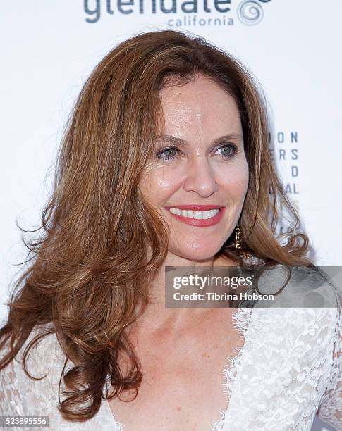 Amy Brenneman attends the 3rd annual Location Managers Guild International Awards at The Alex Theatre on April 23, 2016 in Glendale, California.